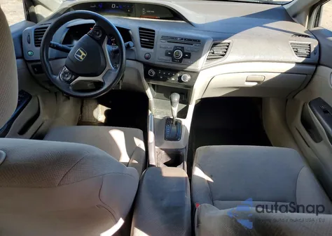 2012 Honda Civic Lx z USA, uszkodzony, nr VIN 2HGFB2F59CH574231